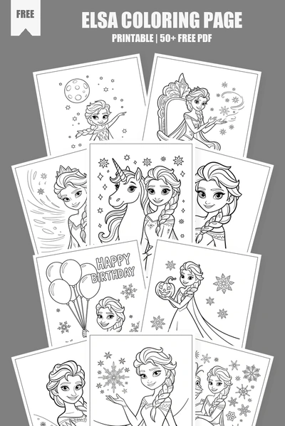 Coloring Pages PDF Pack Cover