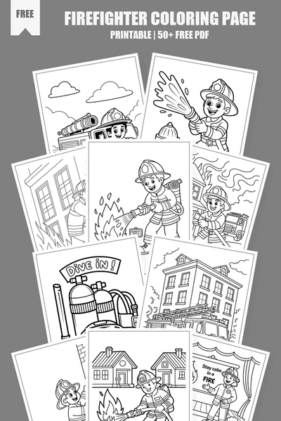 Coloring Pages PDF Pack Cover