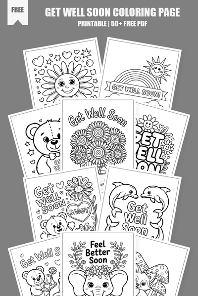 Coloring Pages PDF Pack Cover