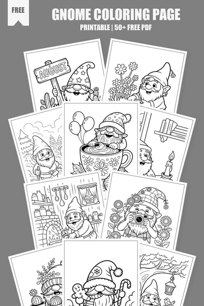 Coloring Pages PDF Pack Cover