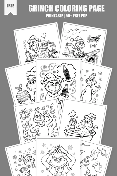 Coloring Pages PDF Pack Cover