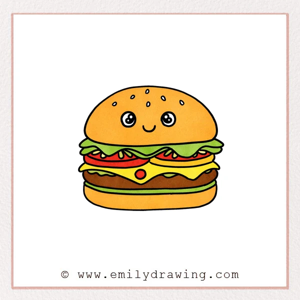 Preview of Burger drawing