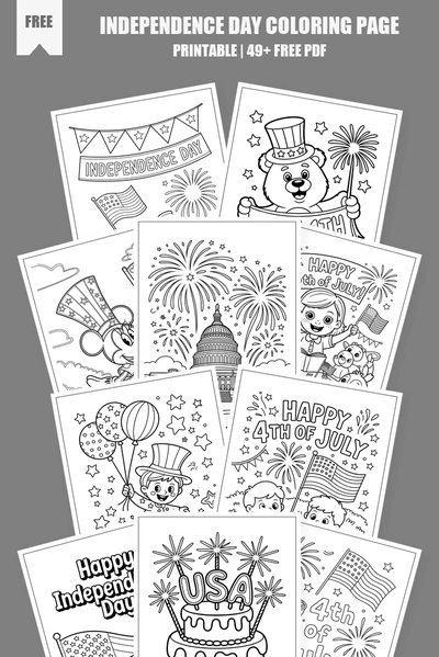 Coloring Pages PDF Pack Cover