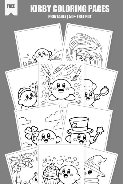 Coloring Pages PDF Pack Cover