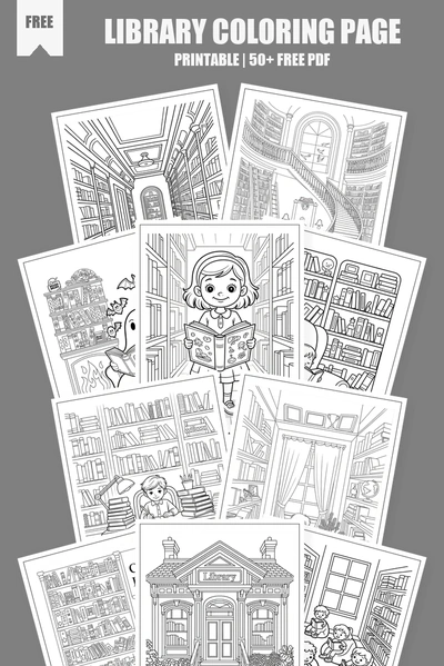 Coloring Pages PDF Pack Cover