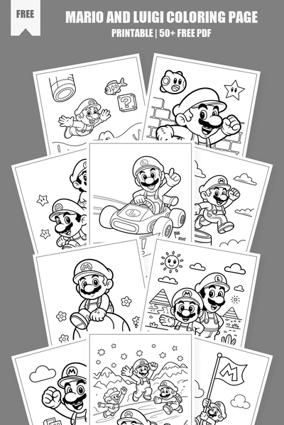Coloring Pages PDF Pack Cover