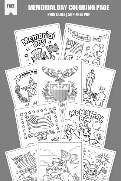 Coloring Pages PDF Pack Cover