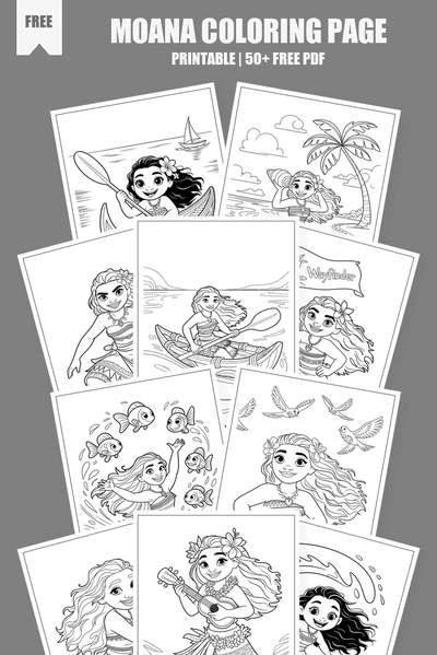 Coloring Pages PDF Pack Cover