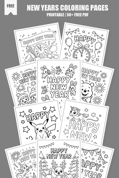Coloring Pages PDF Pack Cover