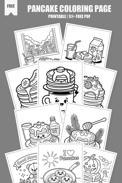 Coloring Pages PDF Pack Cover