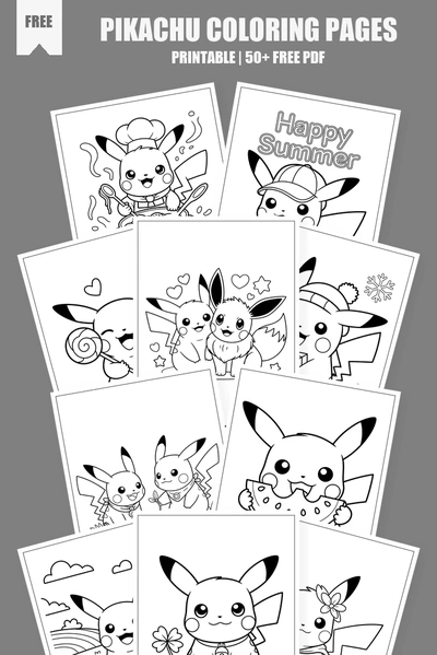 Coloring Pages PDF Pack Cover