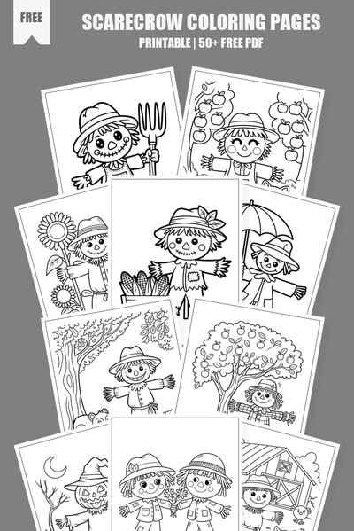 Coloring Pages PDF Pack Cover