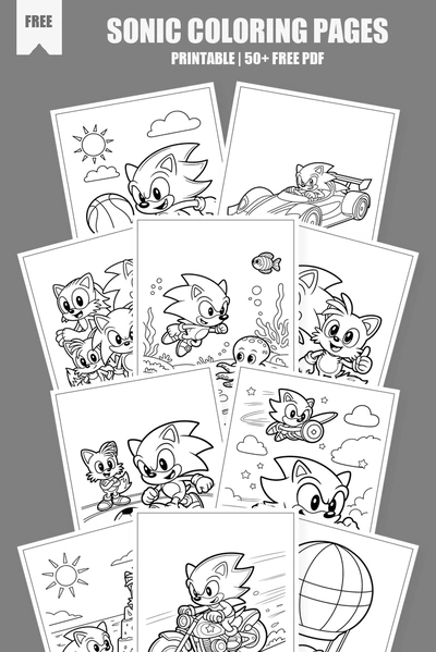 Coloring Pages PDF Pack Cover