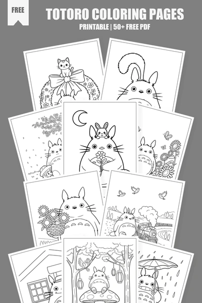 Coloring Pages PDF Pack Cover