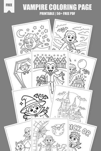Coloring Pages PDF Pack Cover