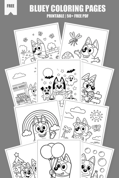 Coloring Pages PDF Pack Cover