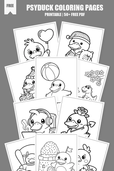 Coloring Pages PDF Pack Cover