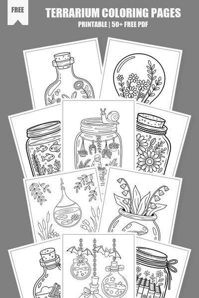 Coloring Pages PDF Pack Cover
