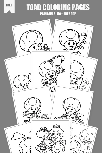 Coloring Pages PDF Pack Cover