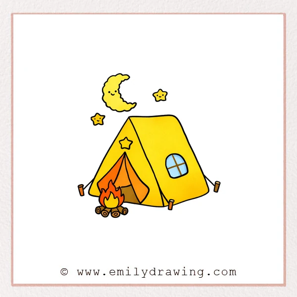 Preview of Camping drawing