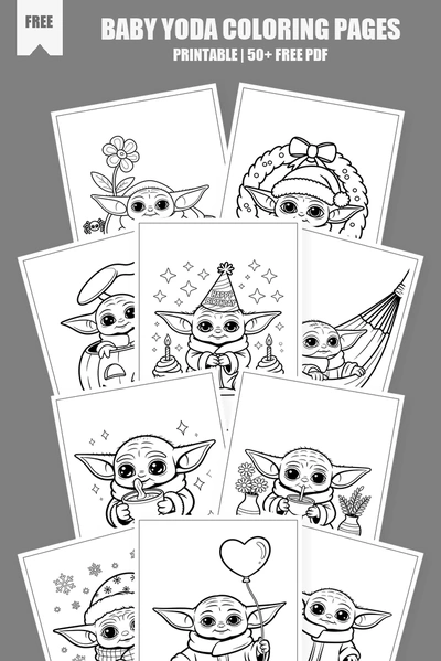 Coloring Pages PDF Pack Cover