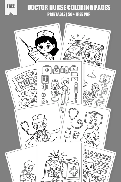 Coloring Pages PDF Pack Cover