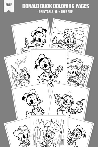 Coloring Pages PDF Pack Cover