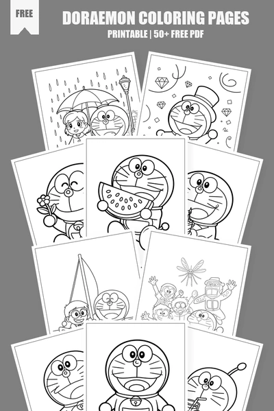 Coloring Pages PDF Pack Cover