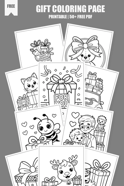 Coloring Pages PDF Pack Cover