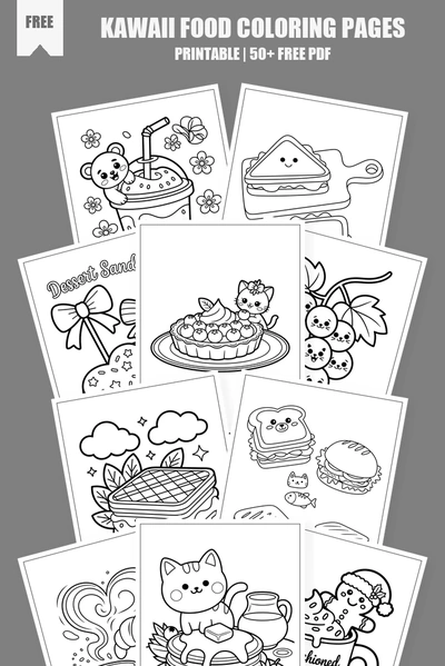 Coloring Pages PDF Pack Cover
