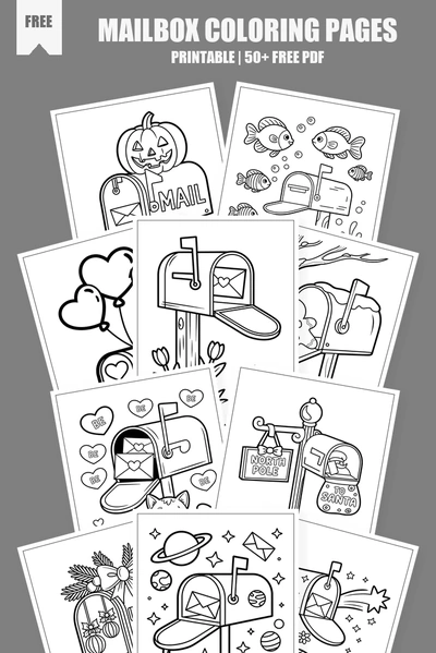 Coloring Pages PDF Pack Cover