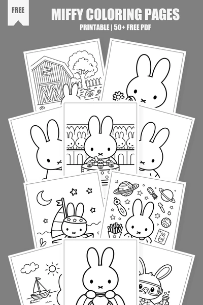 Coloring Pages PDF Pack Cover