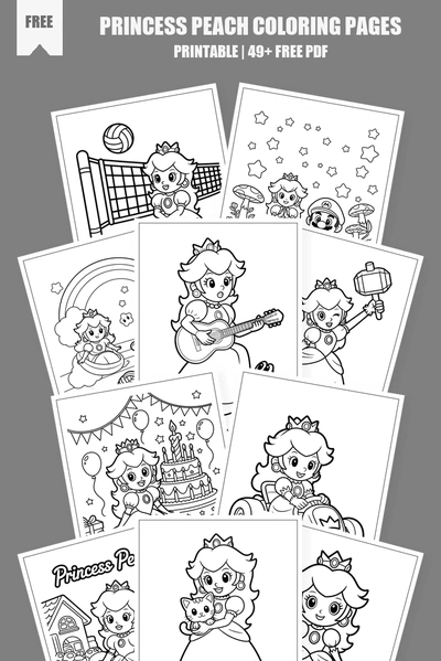 Coloring Pages PDF Pack Cover