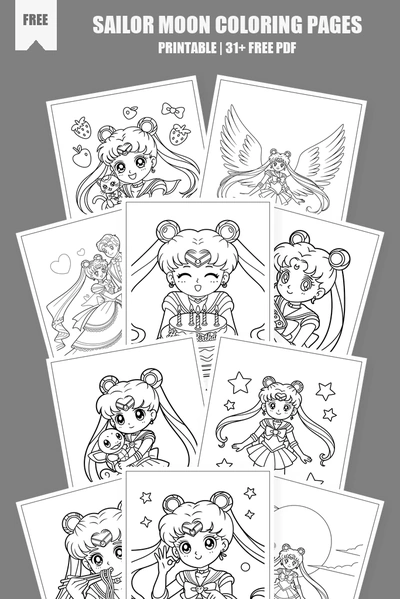 Coloring Pages PDF Pack Cover