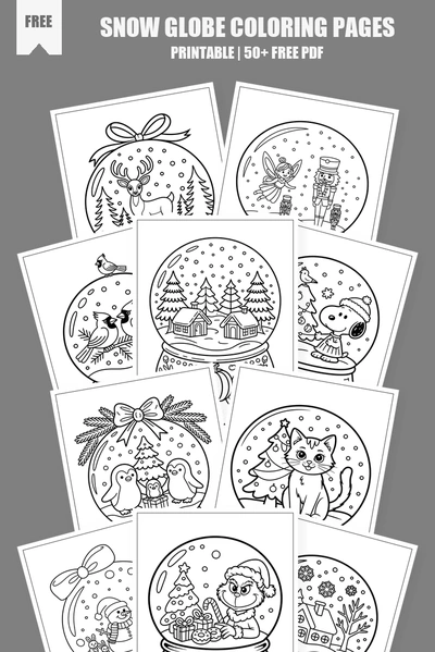 Coloring Pages PDF Pack Cover