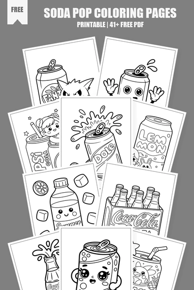 Coloring Pages PDF Pack Cover