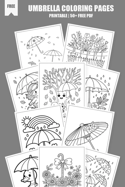 Coloring Pages PDF Pack Cover