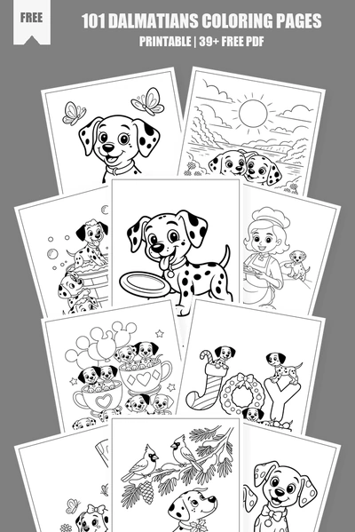 Coloring Pages PDF Pack Cover