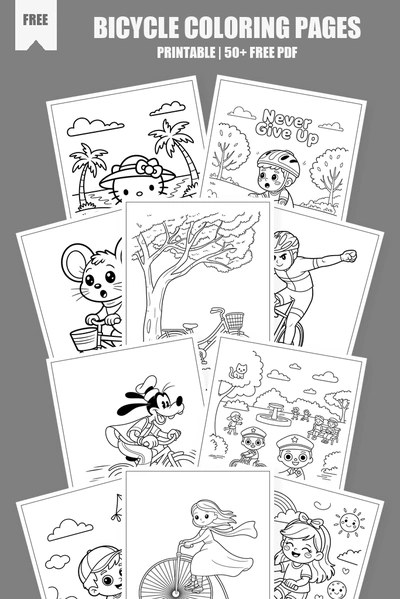 Coloring Pages PDF Pack Cover