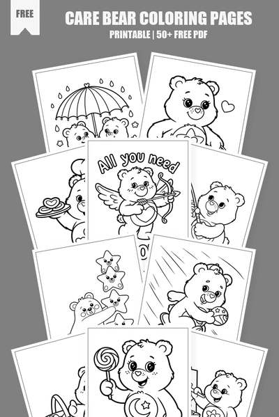 Coloring Pages PDF Pack Cover