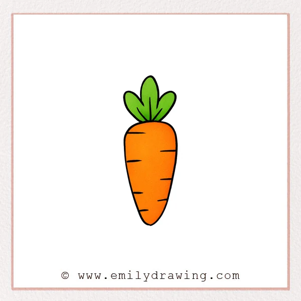 Preview of Carrot drawing