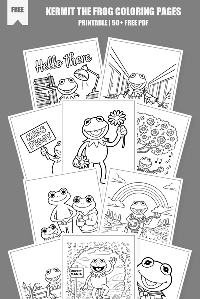 Coloring Pages PDF Pack Cover