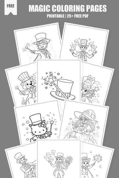 Coloring Pages PDF Pack Cover