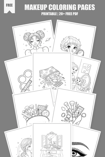 Coloring Pages PDF Pack Cover