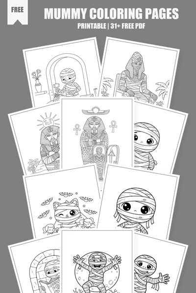 Coloring Pages PDF Pack Cover
