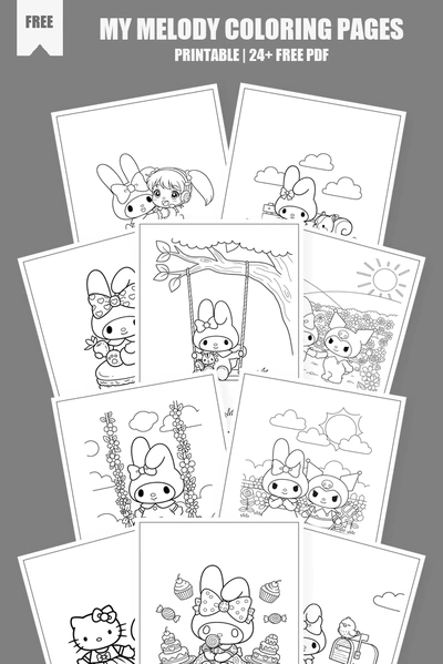 Coloring Pages PDF Pack Cover