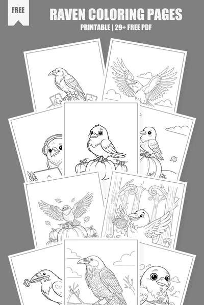 Coloring Pages PDF Pack Cover