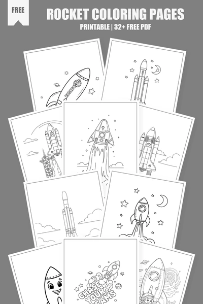 Coloring Pages PDF Pack Cover