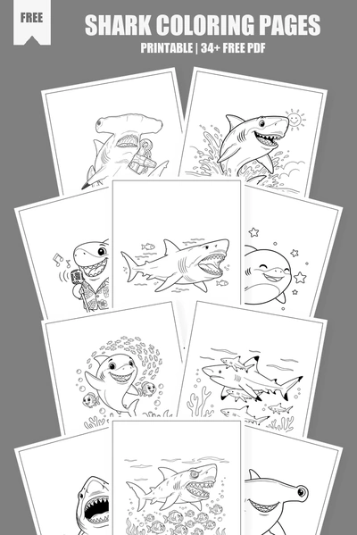 Coloring Pages PDF Pack Cover