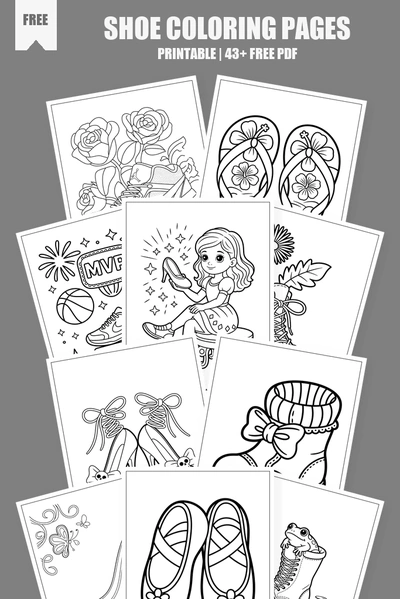 Coloring Pages PDF Pack Cover